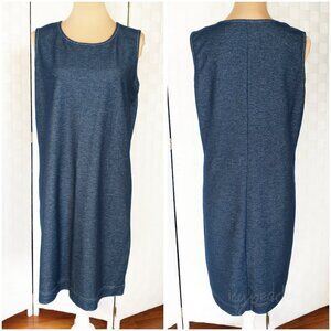 Weekenders Dress Medium Vintage 90s Sleeveless Tank Dress Coastal Grandma Preppy